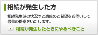 お客様からのヒアリングを基に必要な手続きの全体像を明確にご説明いたします。